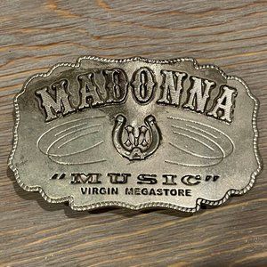 Madonna Belt Buckle Rare Virgin Megastore Promotion from 2000